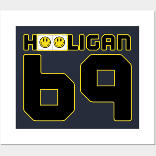 Hooligan 69 Old Skool Rave Posters and Art